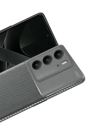 mey i̇thalat®  realme c75 4g auto focus karbon kapak - gri