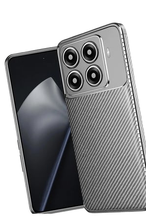 Mey İthalat®   Mi 15T Pro Auto Focus Karbon Kapak - Gri