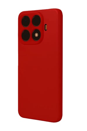 Mey İthalat®   Mi 15T Pro Nano içi Kadife Silikon - Kırmızı