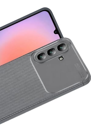 mey i̇thalat®  samsung galaxy a57 5g auto focus karbon kapak - gri