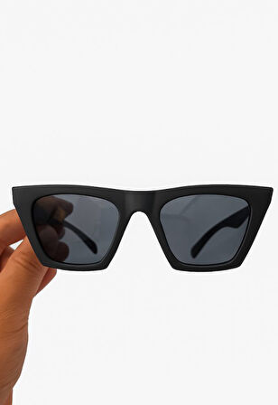 Kids Güneş Gözlüğü Siyah Çekik Çerçeve UV 400 Korumalı CE Belgeli Çocuk Güneş Gözlüğü