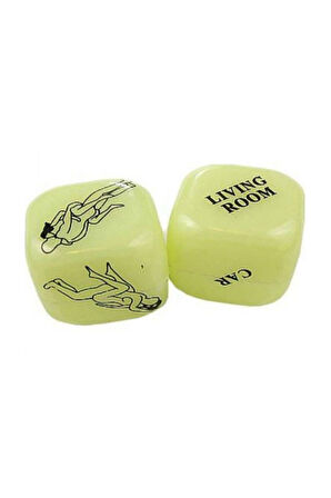 Zar Oyunu Sex Dice Glow Dark 