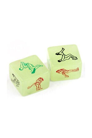 Zar Oyunu Sex Dice Glow Dark 