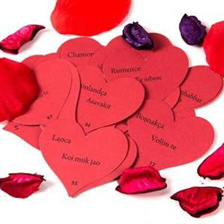 2 Adet Sevgiliye Hediye Kalpli 365 Gün Notu Romantik Aşk Sözleri Mesajı