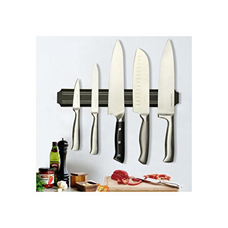 Mıknatıslı Bıçak Askısı 33 cm Bıçak Tutucu Bıçak Organizer Bıçaklık