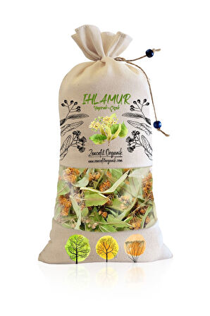 Bez Torba Çiçek Ihlamur 140 Gr. + Yaprak Çiçek Ihlamur 80 Gr. Özel Seçme Ürün Linden 220 Gr.