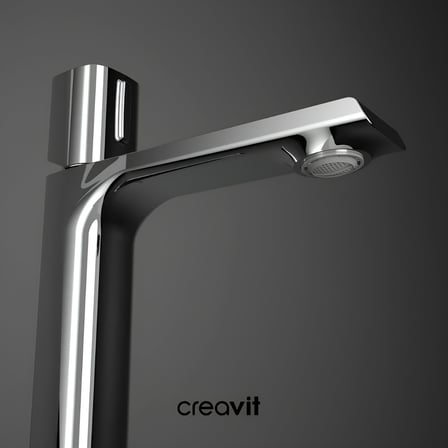 Creavit Alfa Krom Lavabo-Banyo-Eviye Bataryası 3'lü Set AL1500-AL2500-AL8500