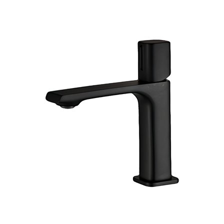 Creavit Alfa Mat Siyah Lavabo Bataryası AL1500S