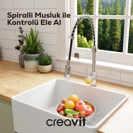 Creavit Spiralli Mutfak Armatürü MF9910L
