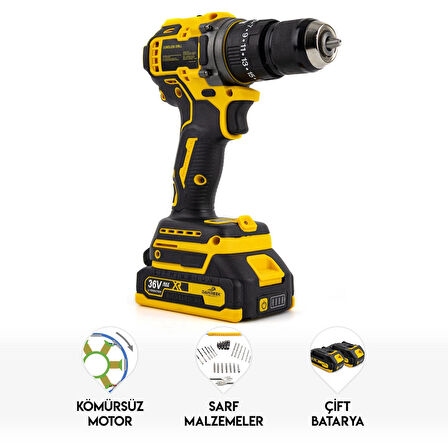 10mm Yellow Kömürsüz Vidalama 