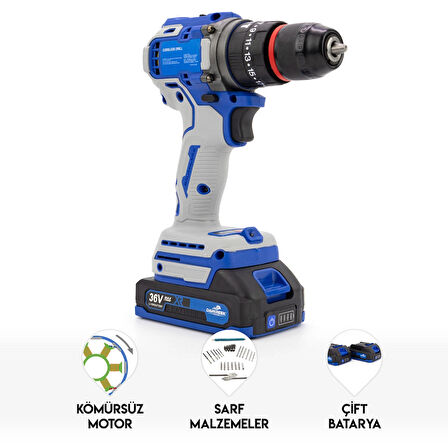 10mm Blue Kömürsüz Vidalama