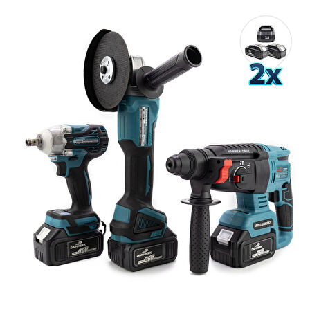 Üçlü Set 2B1Ş (Ş.Spral+S.Sıkma+Ş.Hilti)