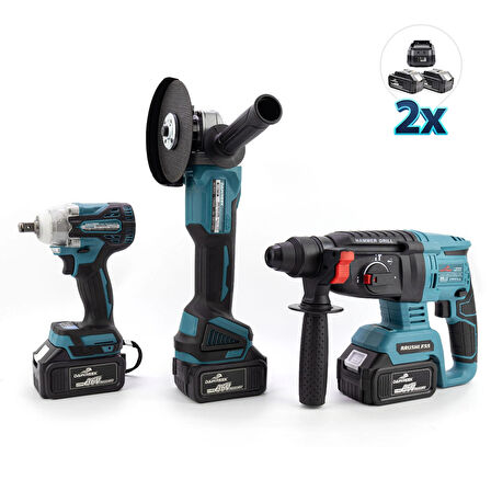 Üçlü Set 2B1Ş (Ş.Spral+S.Sıkma+Ş.Hilti)