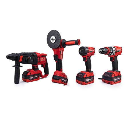 DAWREEK  DÖRTLÜ SET MW350R (13mm Ç.Mandren+S.Sıkma+Ş.Spral+Ş.Hilti)