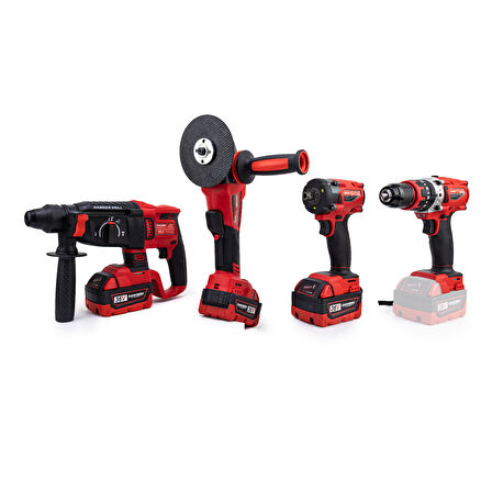 DAWREEK  DÖRTLÜ SET MW350R (13mm Ç.Mandren+S.Sıkma+Ş.Spral+Ş.Hilti)