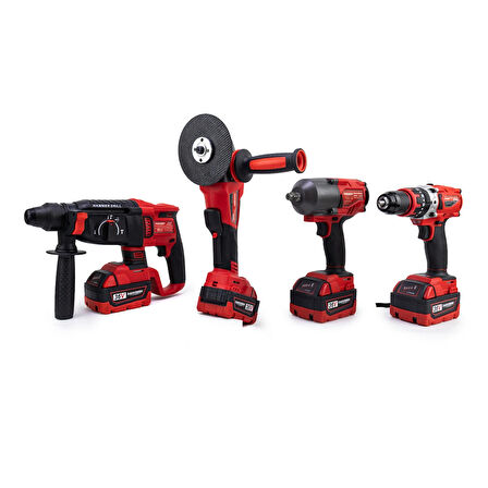 DÖRTLÜ SET MW600R (13mm Ç.Mandren+S.Sıkma+Ş.Spral+Ş.Hilti) 