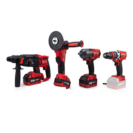 DÖRTLÜ SET MW600R (13mm Ç.Mandren+S.Sıkma+Ş.Spral+Ş.Hilti) 