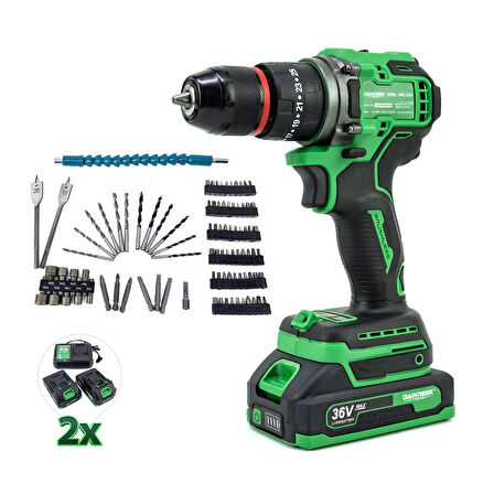 DAWREEK 10mm Green Kömürsüz Vidalama