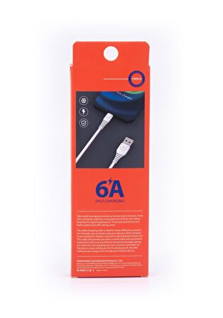 6A Type-C Usb Süper Hızlı Şarj Data Kablosu
