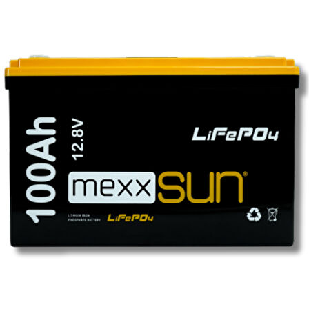 Mexxsun 12.8 V 100 AH Lityum Akü  