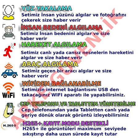 1 KAMERALI 500GB HDDLİ 5MP SONY LENS GÜVENLİK KAMERASI SETİ
