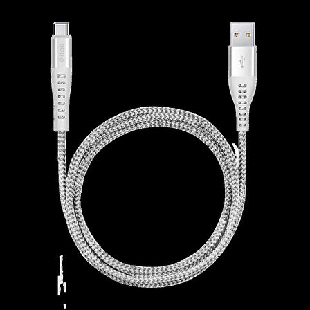 ttec ExtremeCable Ekstra Dayanıklı Type C Şarj Kablosu 150cm