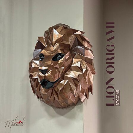 aslan origami (yaratıcılığı, sevimli hayvanı, el yapımı dekoru kucaklayın) Mukemel tasarımları