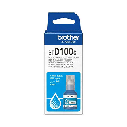 Brother BTD100C Orijinal Ultra Yüksek Verimli Mavi Mürekkep