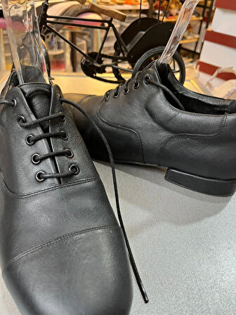 Siyah Hakiki Deri Erkek Tango/Dans/Salon Ayakkabısı Yeni Rahat Klp– Stil ve Ritmin Buluştuğu Adım