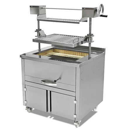 Empero EMP.BTG.02 Asansörlü Kömürlü Izgara 120x74x15 cm