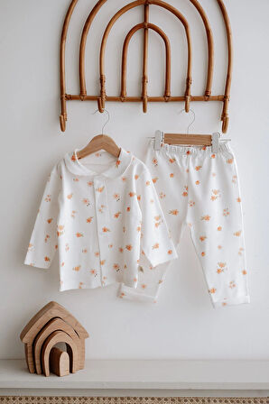 Pijama Takımı  | Peachy Flowers