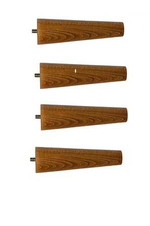 Ahşap Dolap Mobilya Koltuk Kanepe Ayağı Ayakları M8 12 Cm (CEVİZ) Bağlantı Aparatlı 4'lü Set.