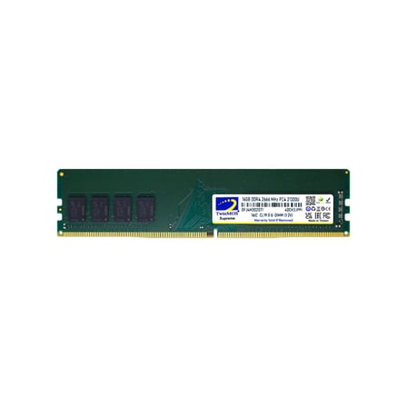 Twinmos 16 GB DDR4 2666MHZ TWINMOS DT MDD416GB2666DWO BTKFZ