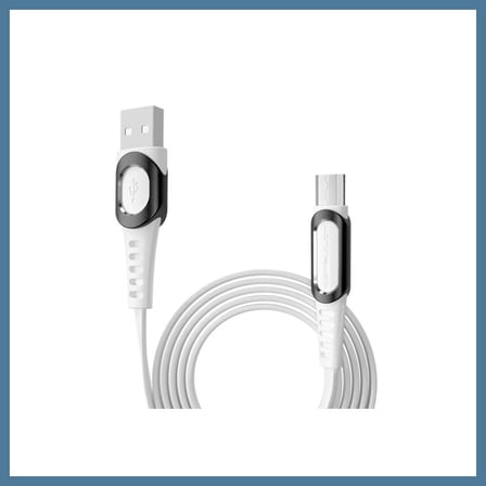 Bezos Konfulon DC01 Süper Hızlı Micro USB Kablo 1M 2.4A - Beyaz BTKFZ