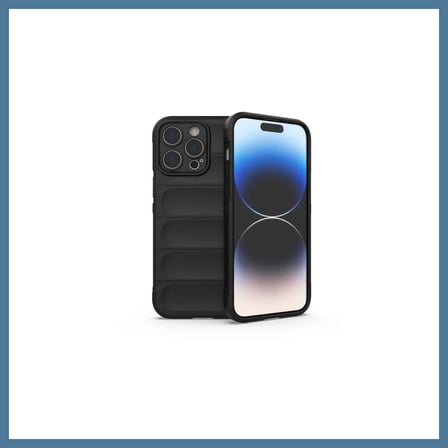 Bezos iPhone 16 Pro Uyumlu Kılıf Optimum Silikon - Siyah BTKFZ
