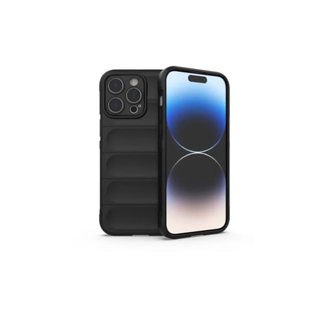 Bezos iPhone 16 Pro Uyumlu Kılıf Optimum Silikon - Siyah BTKFZ