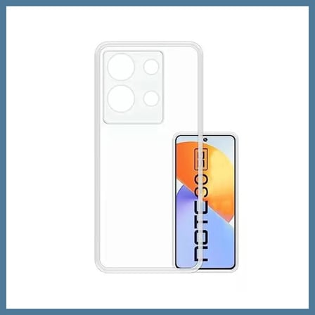 Bezos İnfinix Note 30 Uyumlu Kılıf Lüx Şeffaf Silikon BTKFZ