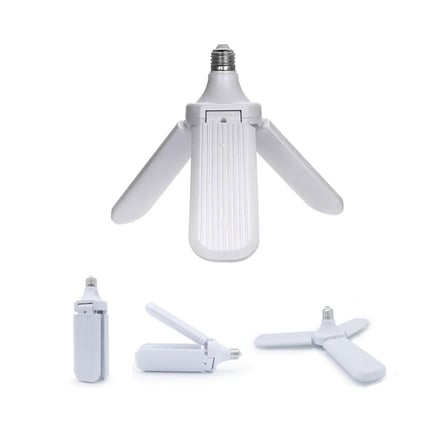 Bezos Pervane Model 3 Kollu Beyaz LED Ampul E27 24W BTKFZ