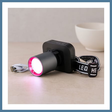 Bezos 50W Şarjlı Kafa Lambası (USB Type-C, Dijital, Kademe Ayarlı) BTKFZ