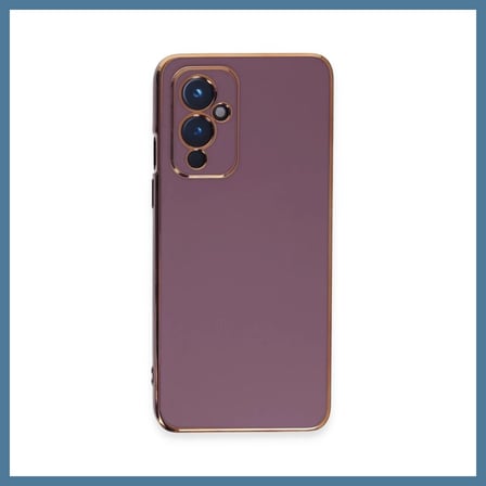 Bezos One Plus 9 Kılıf Volet Silikon - Mor BTKFZ