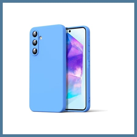 Bezos Samsung Galaxy A16 5G Uyumlu Kılıf Nano içi Kadife Silikon - Mavi BTKFZ