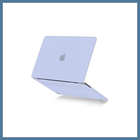 Bezos Macbook Pro 13 2021 Macbook Buzlu Kapak - Lila BTKFZ
