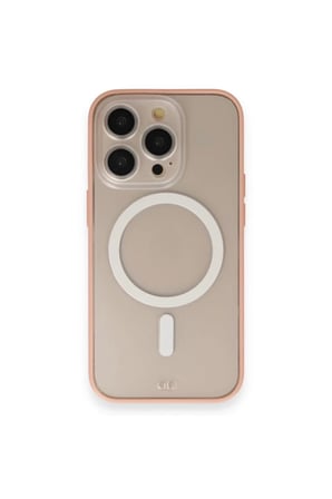 Bezos iPhone 14 Pro Max Uyumlu Kılıf Grand Magneticsafe Kapak - Pembe BTKFZ