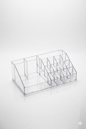 Bezos Şeffaf Akrilik Banyo Kozmetik Düzenleyici Organizer 13x22x8 cm BTKFZ