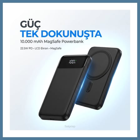 Bezos Snapron -3010 10000 mAh 22.5W PD Hızlı Şarj Powerbank BTKFZ
