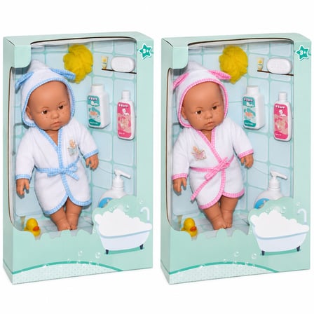 Bezos 030031 NessiWorld Banyo Zamanı Bebek Seti, 35 cm / +3 yaş adet fiyatıdır BTKFZ