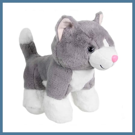 Bezos Kedi Peluş Gri 36 cm BTKFZ