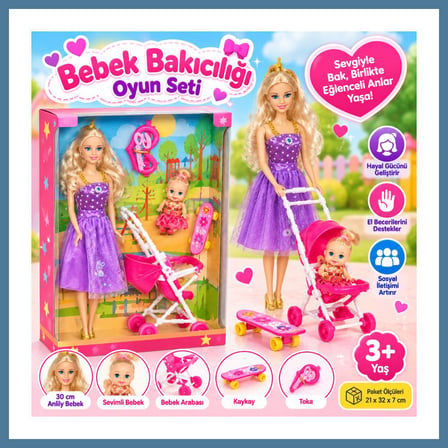 Bezos 02269 Pusetli Bebek / +3 yaş BTKFZ