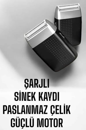 tıraş makinesi Sinek Kaydı Paslanmaz Çelik Taşınabilir Şarjlı