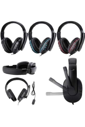 Mikrofonlu Gamer Kulaklık Oyuncu Kulaklığı Yüksek Ses Kaliteli Stereo Yumuşak 